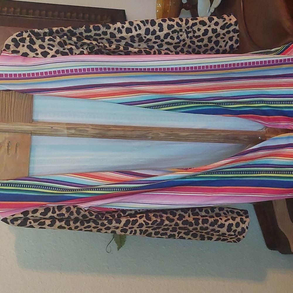 Duster Serape/leopard print